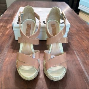 NIB Schutz Anabela Wedge sandals